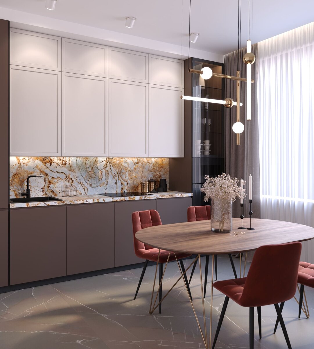 Столешница и стеновая панель из пластика Slotex e3 