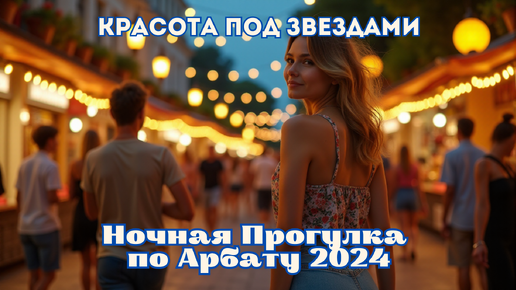 Красота под Звездами: Ночная Прогулка по Арбату 2024