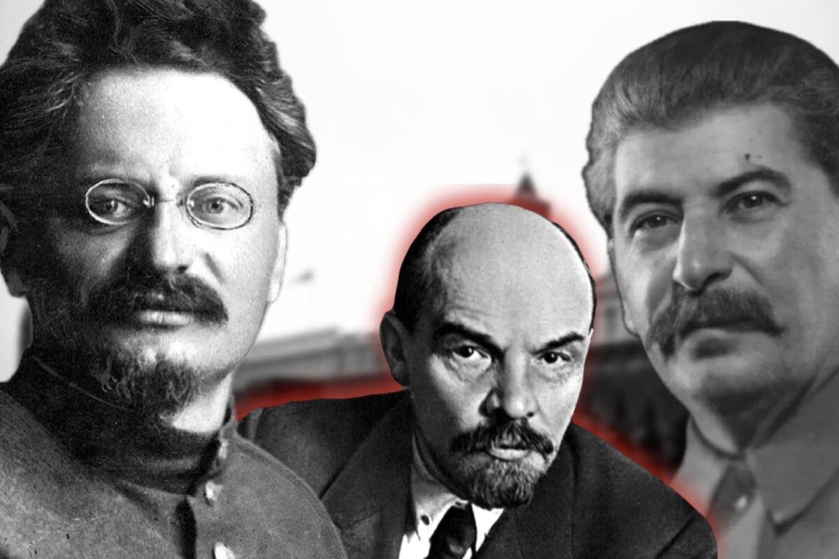 Троцкий, Ленин, Сталин