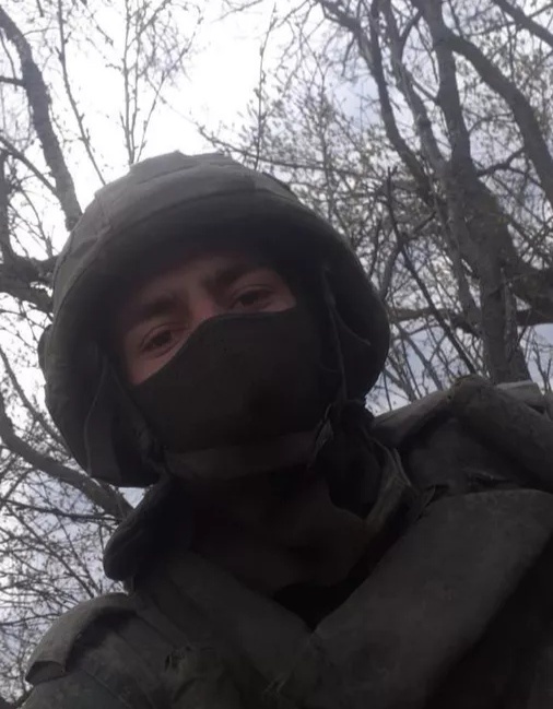 Солдат с позывным "Корж"