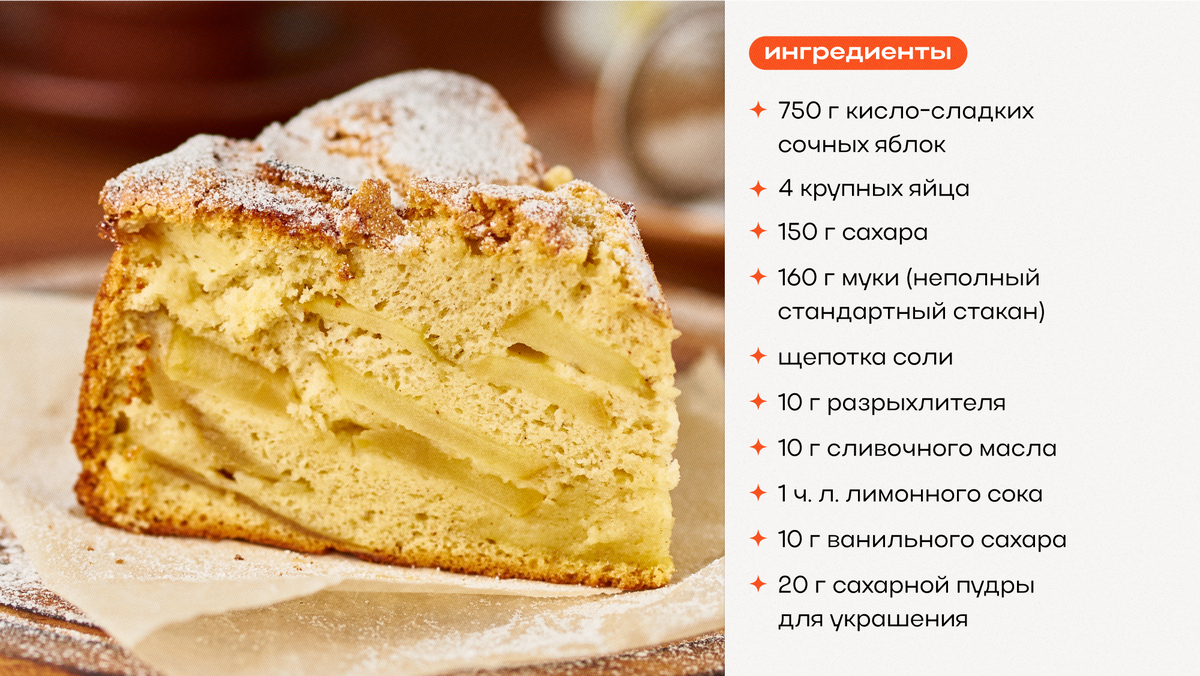 Шарлотка с яблоками в духовке, 5 простых рецептов. | Семейный очаг | Дзен