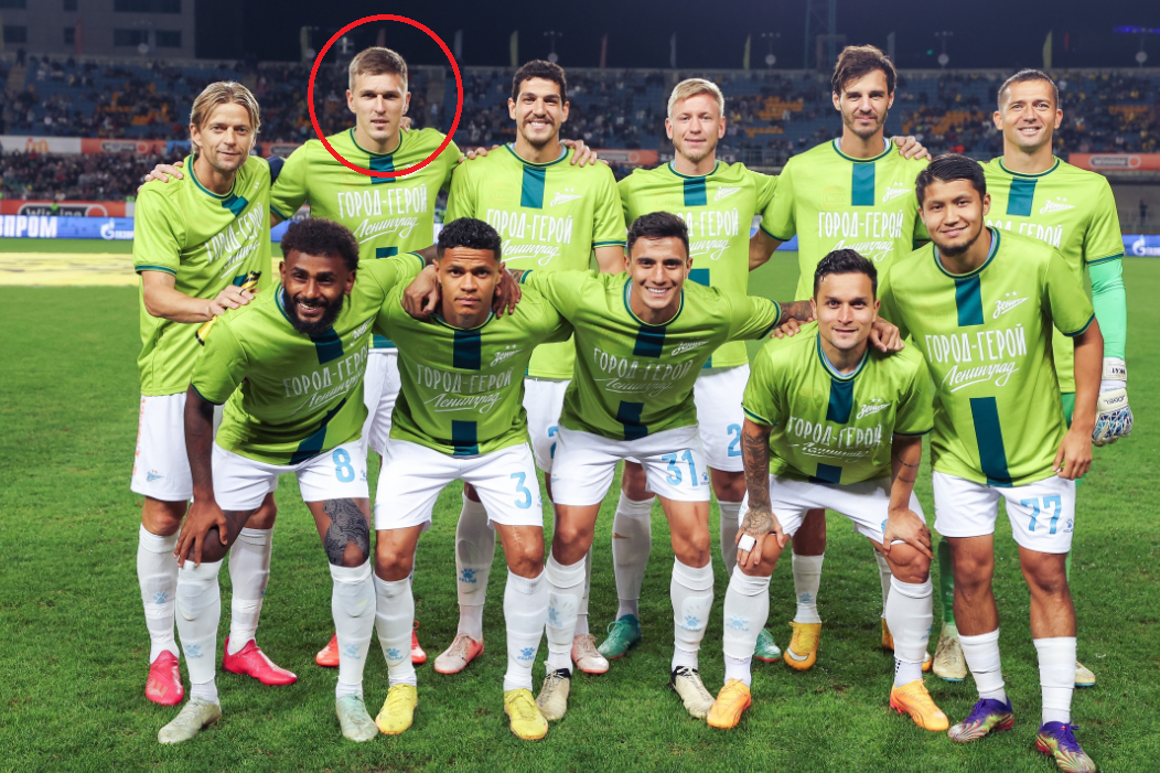 Александр Соболев уже играет за "Зенит". Фото: ФК "Зенит"