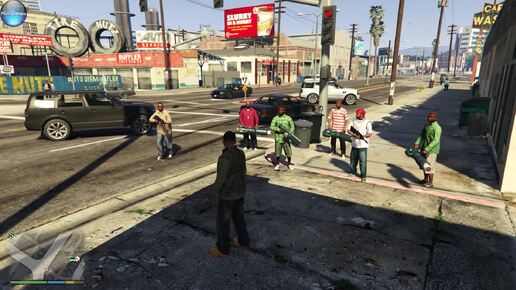 Grand Theft Auto V - Перестрелки с Ballas