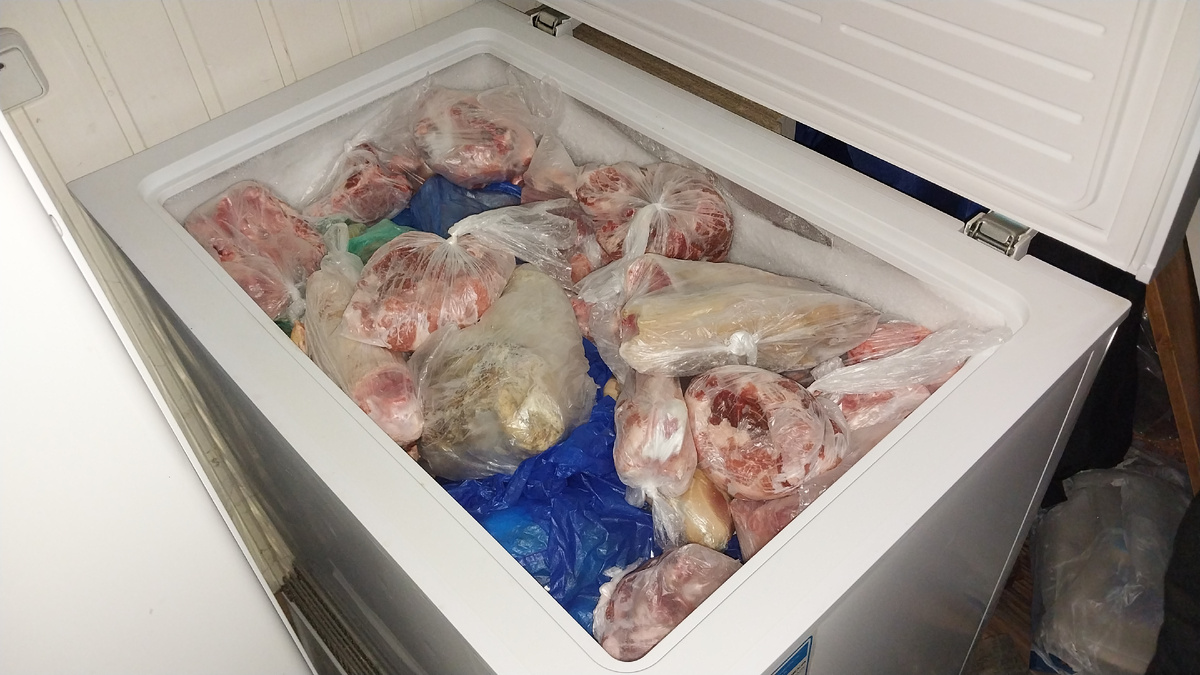 Морозильный ларь готов к зиме