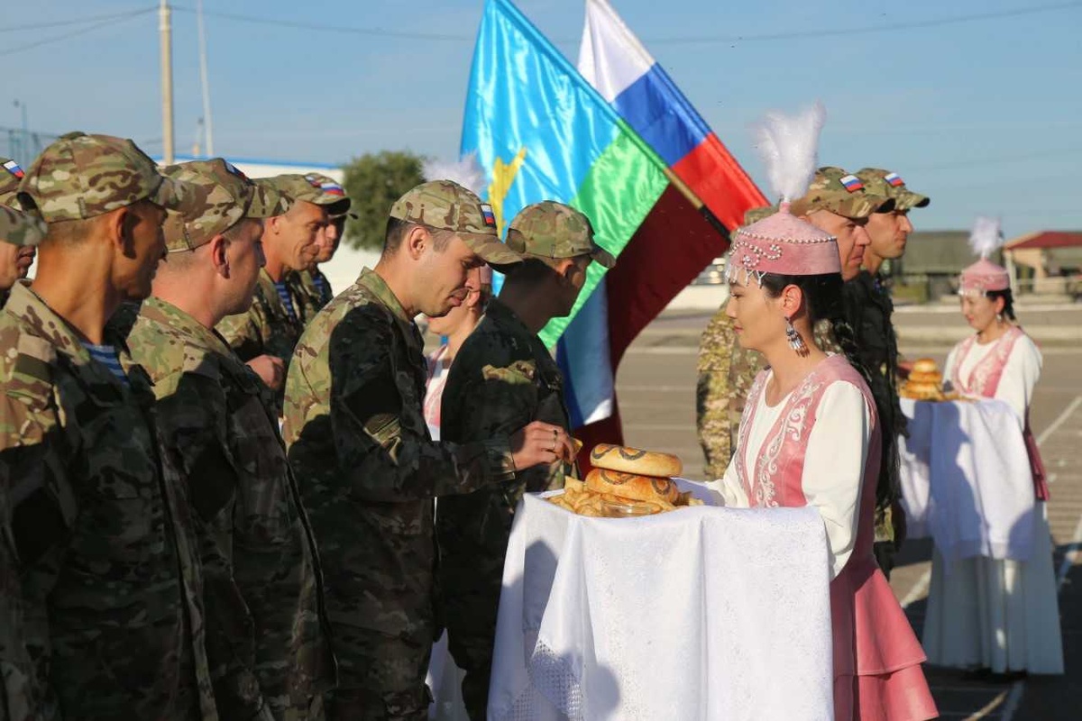 Военные прибывают на учения ОДКБ в Кыргызстане, 2024г. Фото: Sputnik Kyrgyzstan.