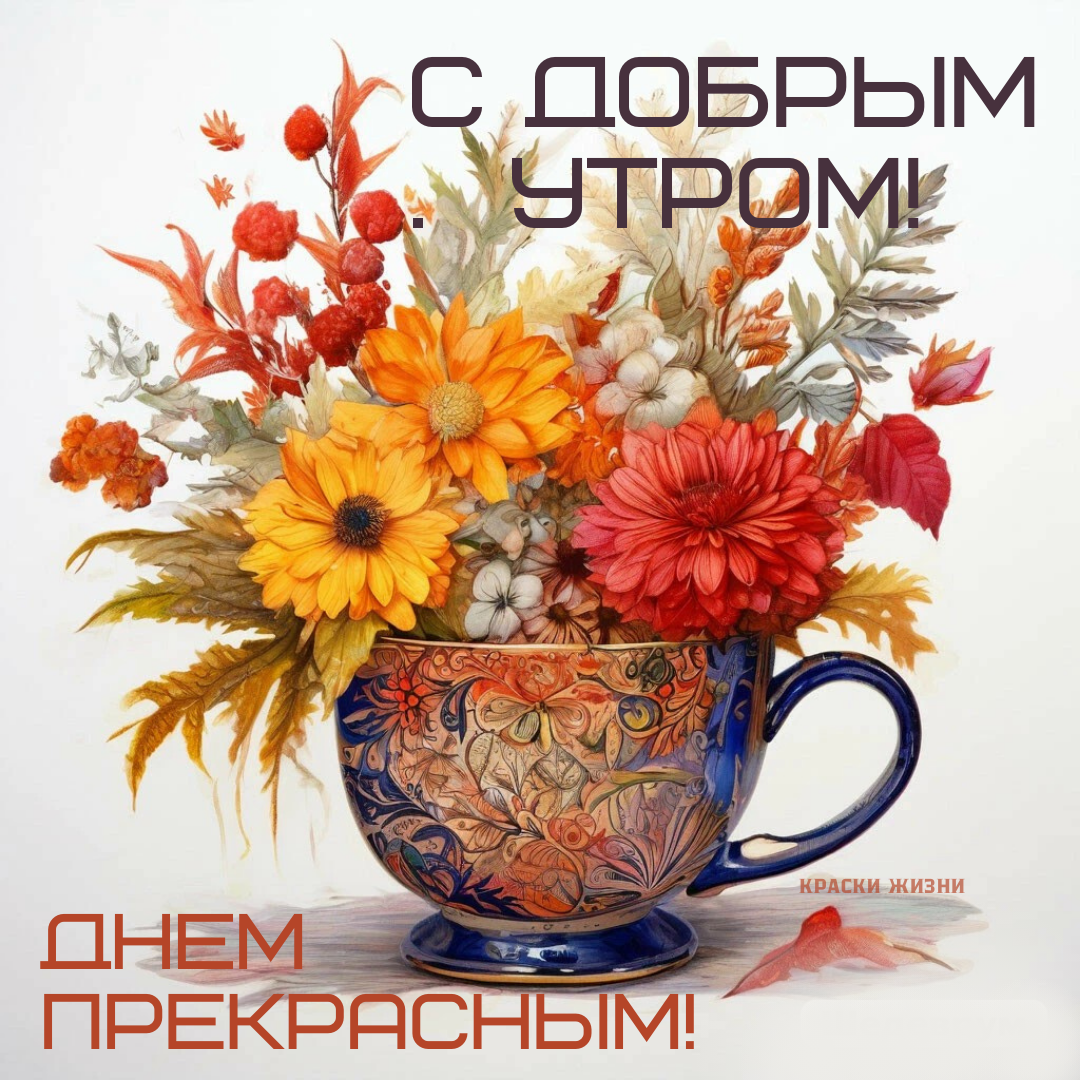 Старые открытки с добрым утром