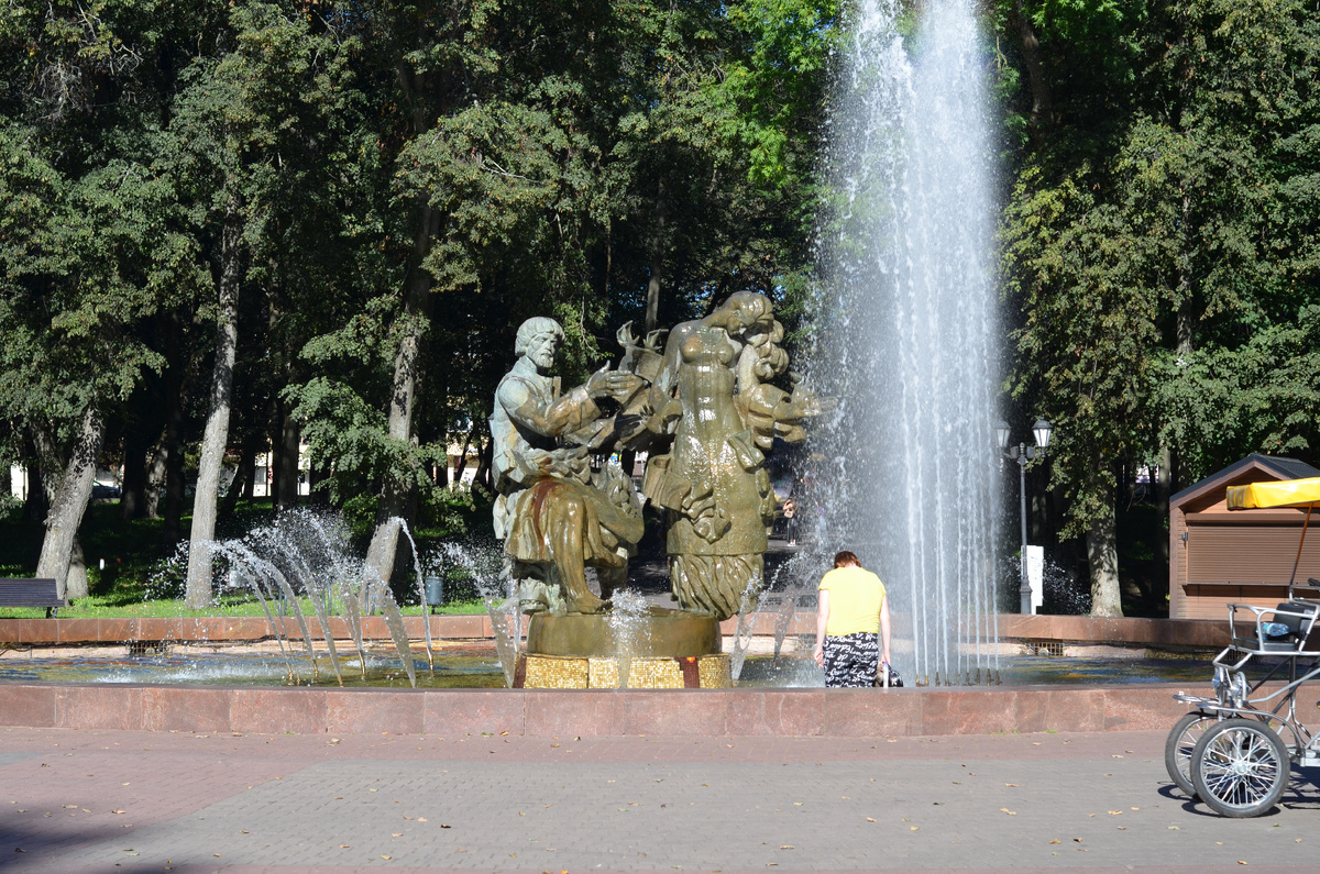 Авторское фото. Фонтан в Великом Новгороде.