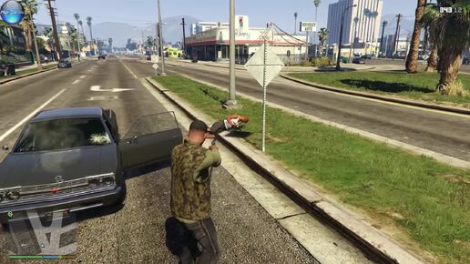 Grand Theft Auto V - Grove vs Ballas