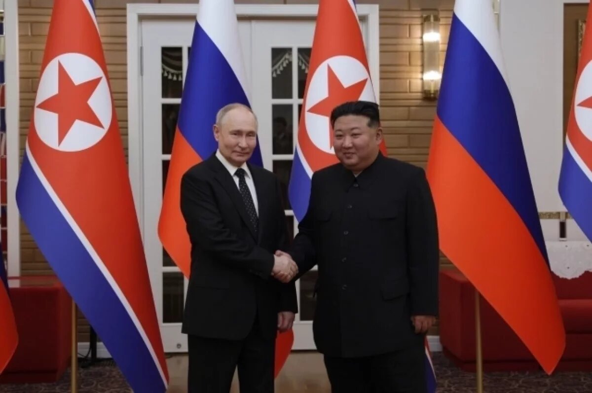   Путин направил Ким Чен Ыну поздравление в честь 76-летия образования КНДР