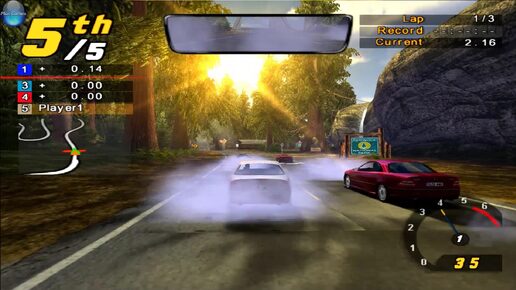 NFS Hot Pursuit 2 PS2 - Начало прохождения игры