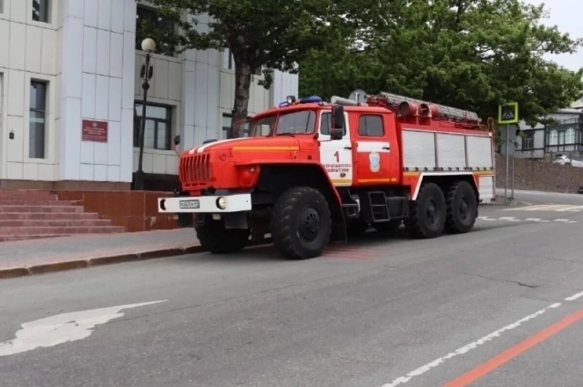    В столице Камчатки огнеборцы спасли шестерых человек при пожаре в квартире