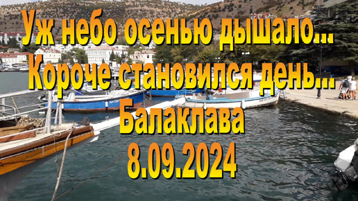 8.09.2024. Уж небо осенью дышало...