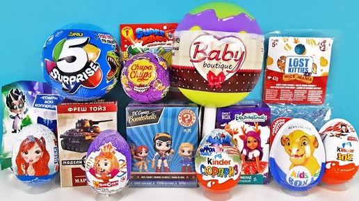 Download Video: СЮРПРИЗ MIX! Enchantimals, Супергерои DC, Король Лев, ТАНКИ, Фиксики, ZURU Unboxing Kinder Surprise