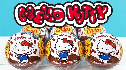 45-летний юбилей HELLO KITTY Chupa Chups! Новая серия игрушек ЧУПА ЧУПС мультик 2019