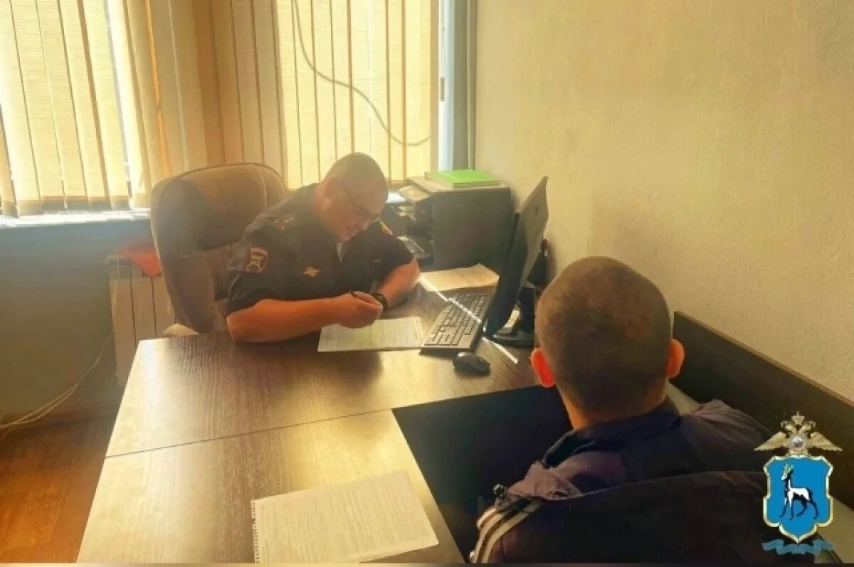    Полиция Самары нашла и наказала водителя за езду по разделительному газону