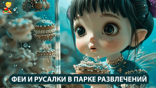 Феи и русалки мультфильм сказочный Парк развлечений 🧚🏼🧜🏼 (14) Успокаивающее видео для детей 👨‍👩‍👧‍👦