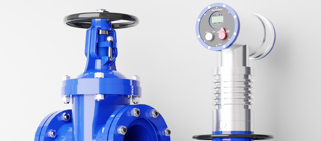 Монтаж электропривода на запорную арматуру