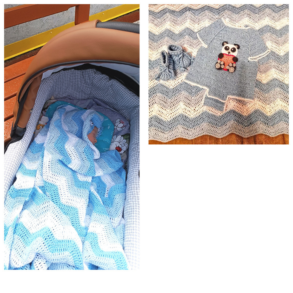 Наши первые дни. Так приятно укрывать его покрывалом своей ручной работы. Вот здесь можно поговорить об энергии от ручной работы. Но сегодня моя статья не об этом.