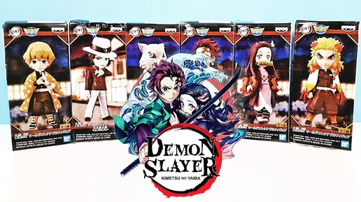 КЛИНОК РАССЕКАЮЩИЙ ДЕМОНОВ Коллекция фигурок Banpresto 2022 по аниме Demon Slayer: Kimetsu no Yaiba