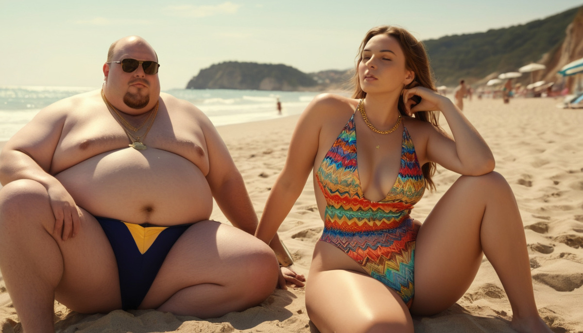 цепь на шее толще, была 