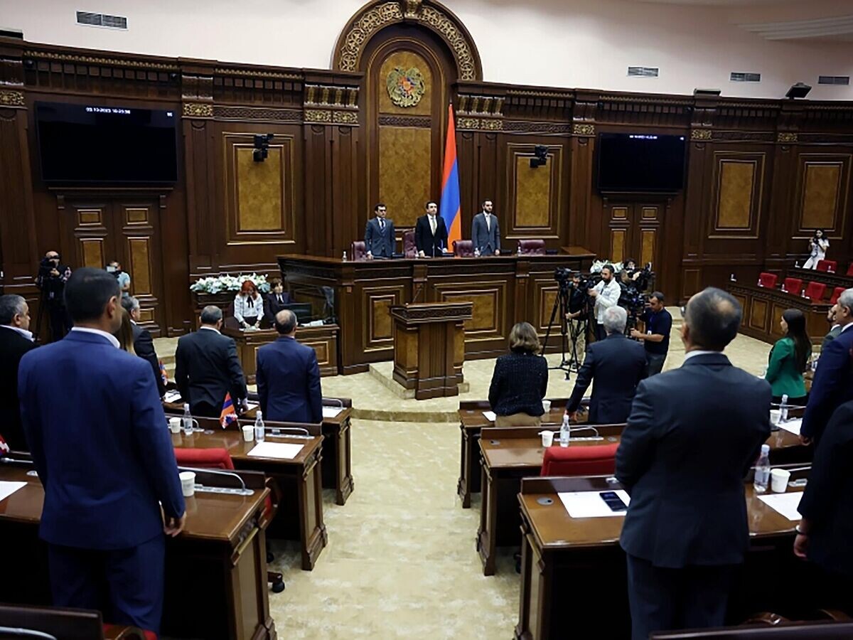    Заседание парламента Армении в Ереване© РИА Новости / Пресс-служба парламента Армении