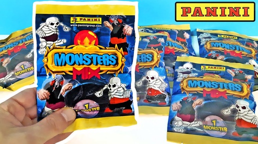 Сюрпризы в пакетиках MONSTERS MIX от PANINI! СТРАШНЫЕ и ОПАСНЫЕ ИГРУШКИ Surprise unboxing