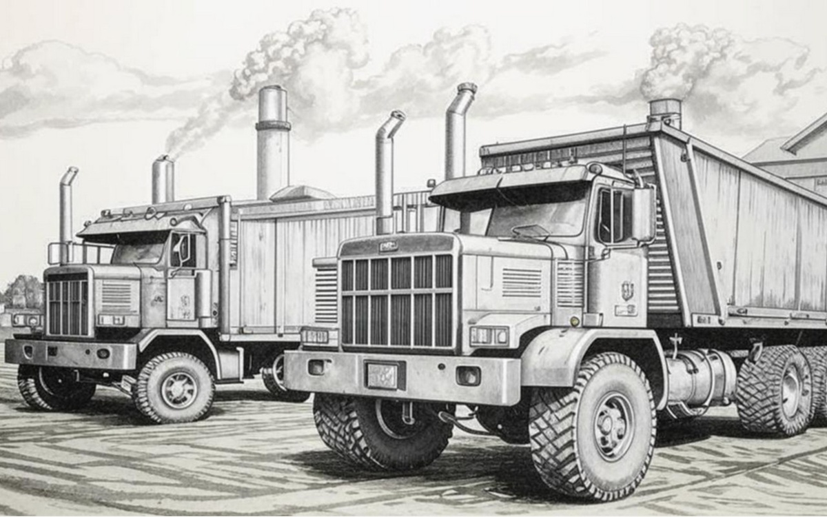    В курский завод самосвалов планируют инвестировать 250 млн рублей Иллюстрация: нейросеть «Кандинский»