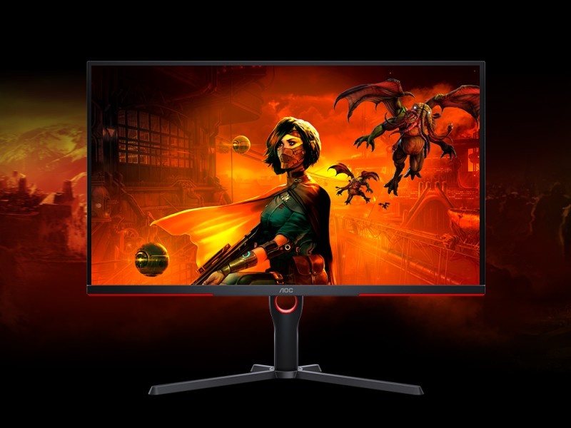    AOC выпустила игровой монитор U32G4ZMN с ярким экраном QD mini-LED