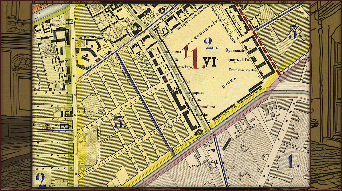 Карта 1858 года