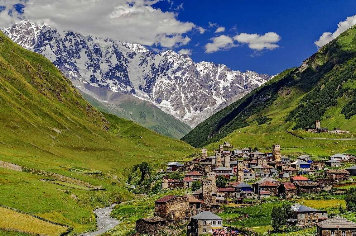 Ушгули, Сванетия. Грузия. Фото из интернета