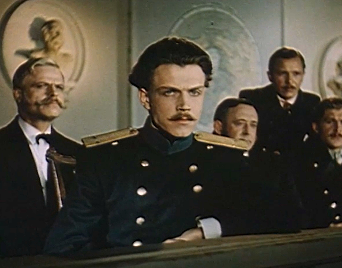 Кадр из кинофильма "Пржевальский", 1951 г., режиссер Сергей Юткевич, сценаристы Алексей Спешнев, Владимир Швейцер, композитор Георгий Свиридов (скриншот)