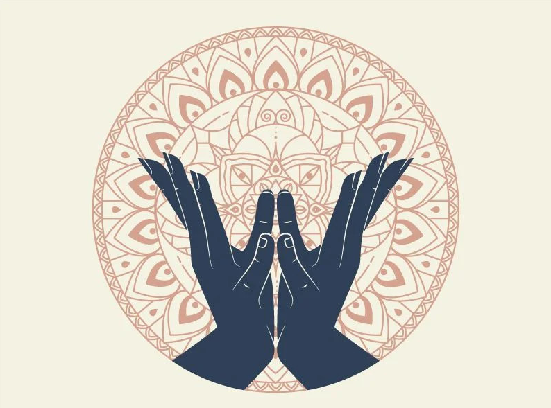 Лотосовая мудра. Изображение: christinesaari.com