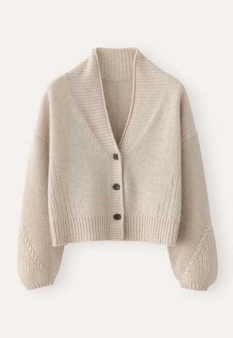 Уютный кардиган с изюминкой