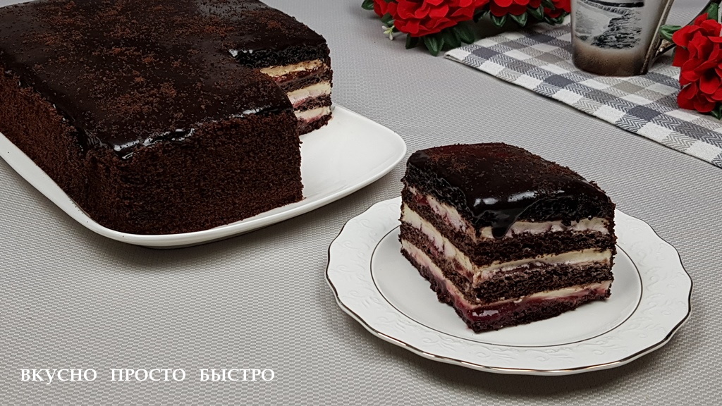 Торт "Шоколадный Поль" - рецепт на канале Вкусно Просто Быстро