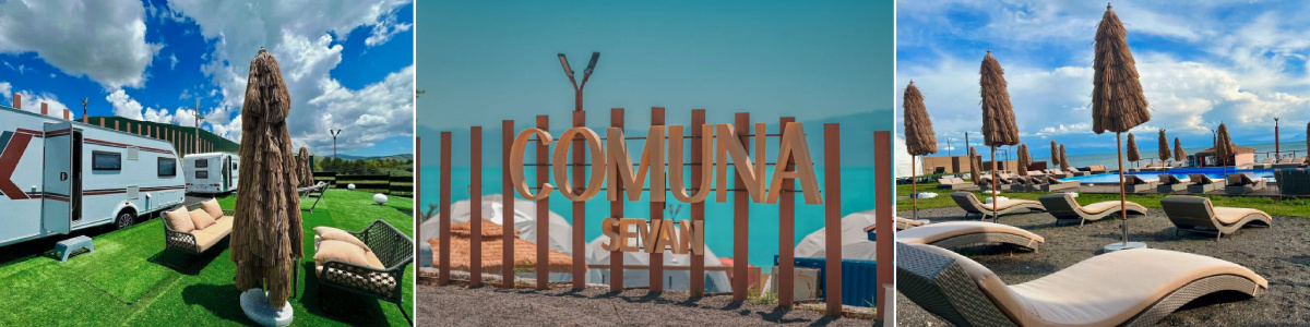 Кемпинг в городе Севан, из окон открывается вид на море. В распоряжении гостей ресторан, доставка еды и напитков, бар, сад, сезонный открытый бассейн и терраса.