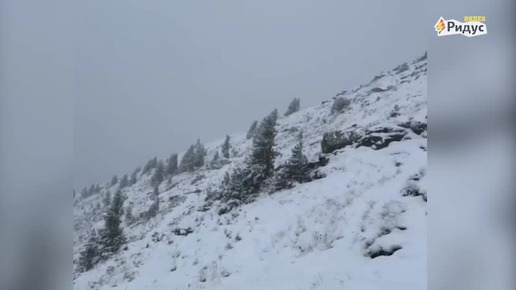 В Бурятии в сентябре выпал первый снег! ❄️