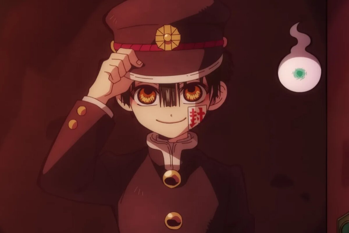 Кадр из аниме «Туалетный мальчик Ханако»   📷