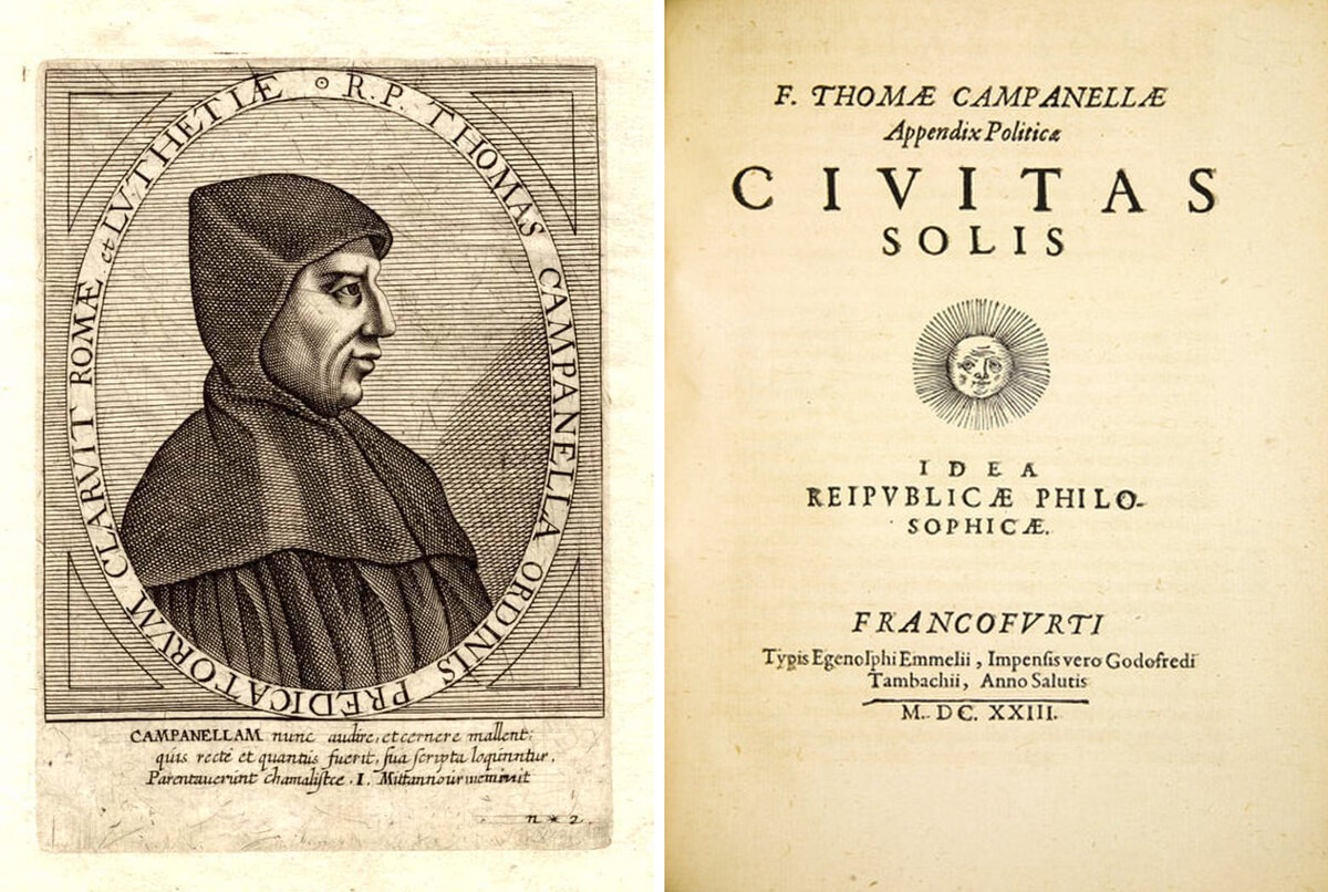 "Город Солнца" Томмазо Кампанеллы. Изображение взято из открытых источников