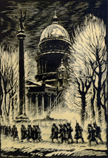 Сергей Юдовин. На улицах Ленинграда зимой 1941–1942