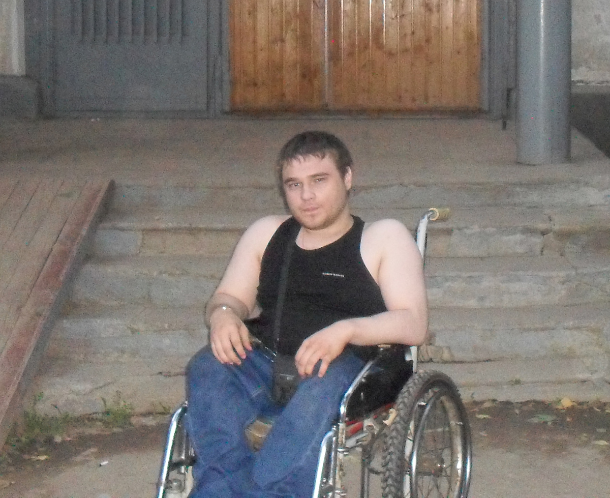 Я на старой коляске