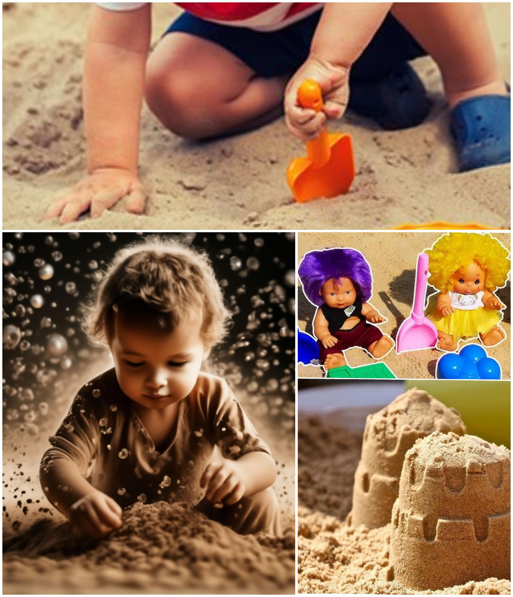 В песочнице.✨Совочек с позолотой.