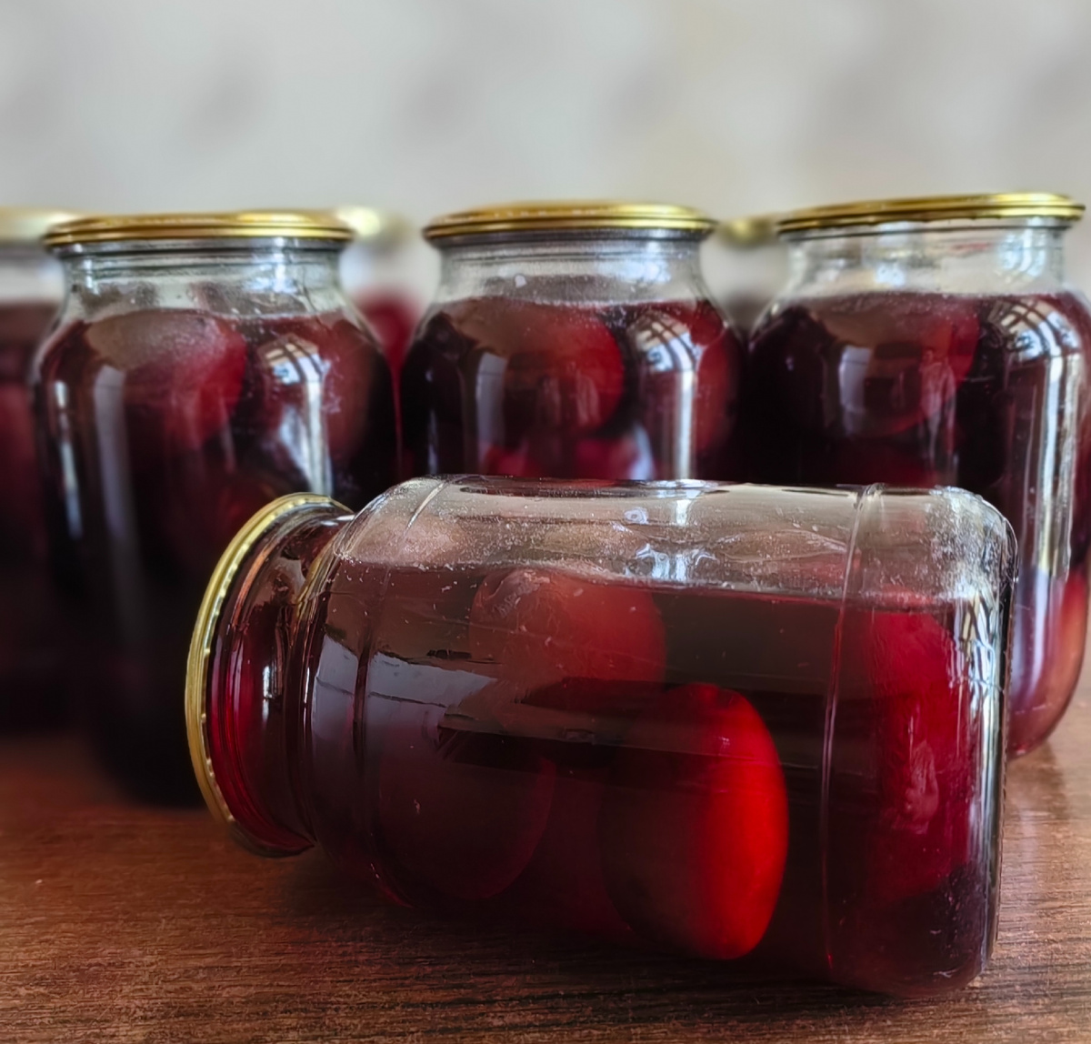 Фото автора. Сливовый компот.