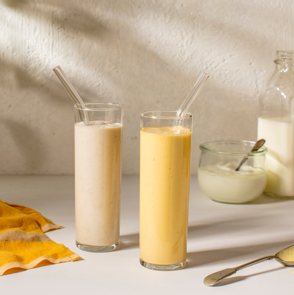 Вы можете использовать для приготовления смузи запеченные бананы или манго. 