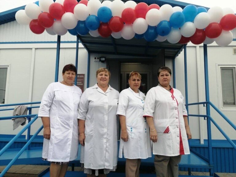    В Абдулинском округе открыли модульную врачебную амбулаторию «О»