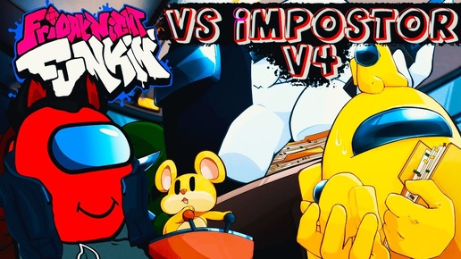 Friday Night Funkin Mod VS Impostor V4 Red Amogus