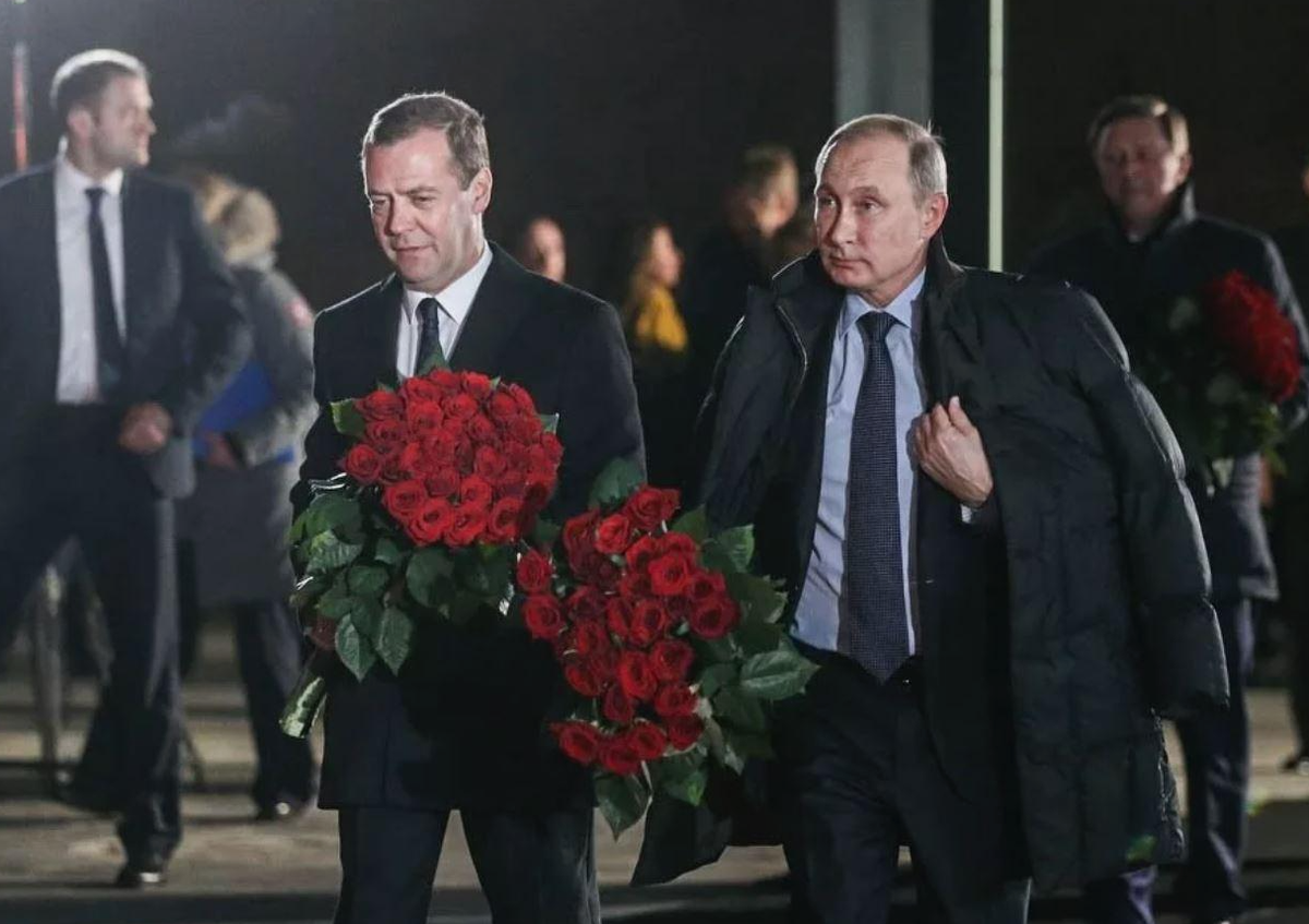 Дмитрий Медведев и Владимир Путин