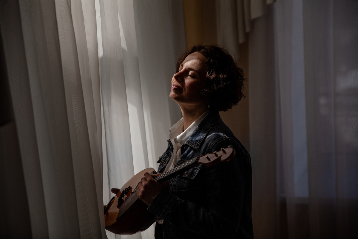 Это я настраиваюсь на занятия)