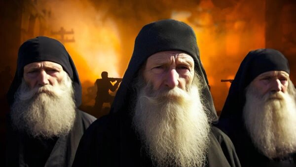 Украина сегодня готовится к концу СВО: когда закончится боевые действия в предсказаниях оптинских старцев? Обложка © Шедеврум, © Shutterstock / FOTODOM / zef art