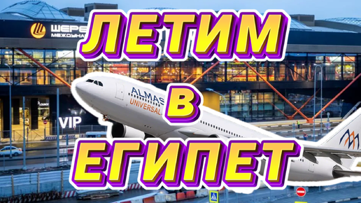 Аэропорт ШЕРЕМЕТЬЕВО терминал С и перелет ALMASRIA Airlines ✈️