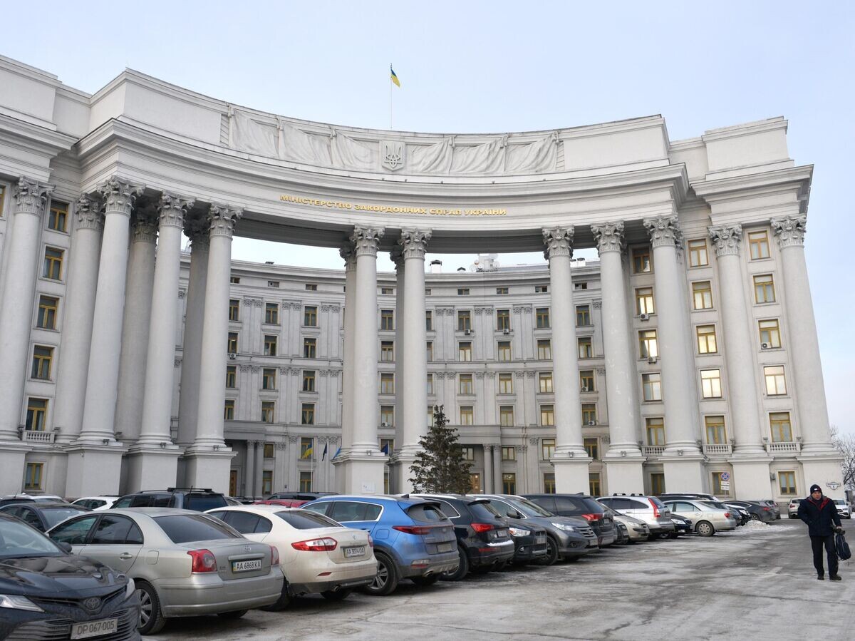    Здание министерства иностранных дел Украины в Киеве© РИА Новости / Стрингер